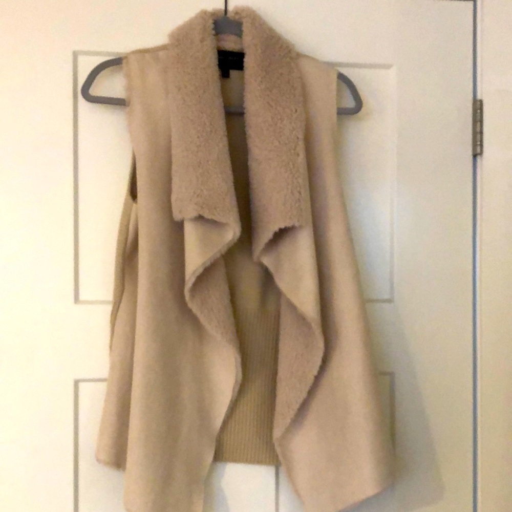 Faux fur vest